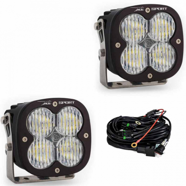 XL Sport Clear Wide Cornering LED Pod Light - Pair | Baja Designs 567805